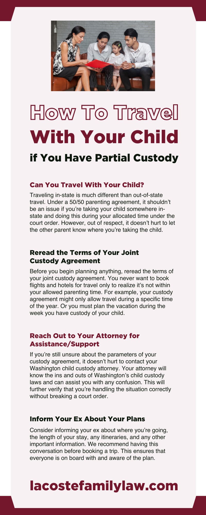 How To Travel With Your Child if You Have Partial Custody